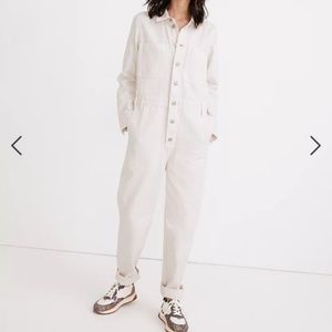 Madewell Garment-Dyed Relaxed Coverall Jumpsuit XS